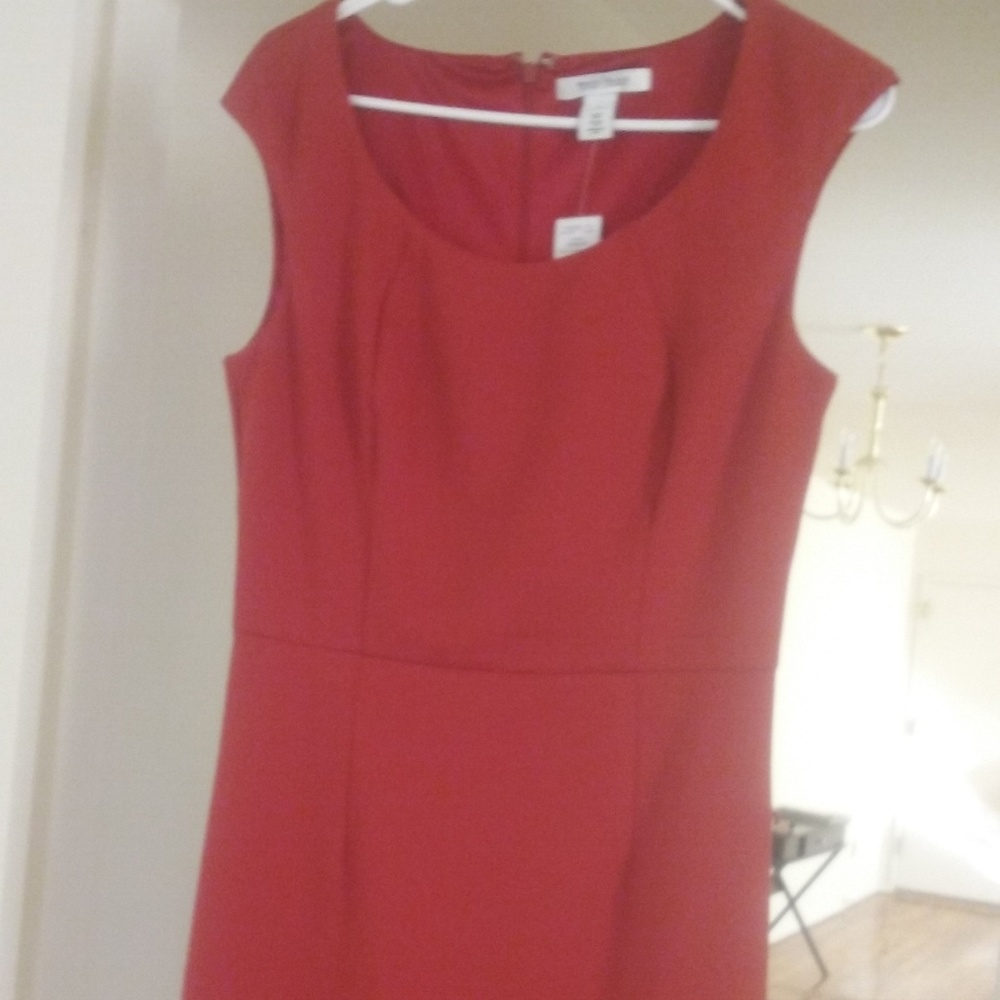 White House Black Market Red Sheath